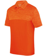Augusta Sportswear Shadow Tonal Heather Polo 5412 ORANGE S
