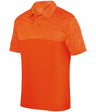 Augusta Sportswear Shadow Tonal Heather Polo 5412 ORANGE S