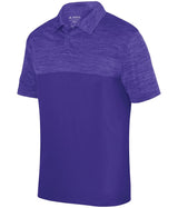 Augusta Sportswear Shadow Tonal Heather Polo 5412 PURPLE S