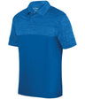 Augusta Sportswear Shadow Tonal Heather Polo 5412 ROYAL S