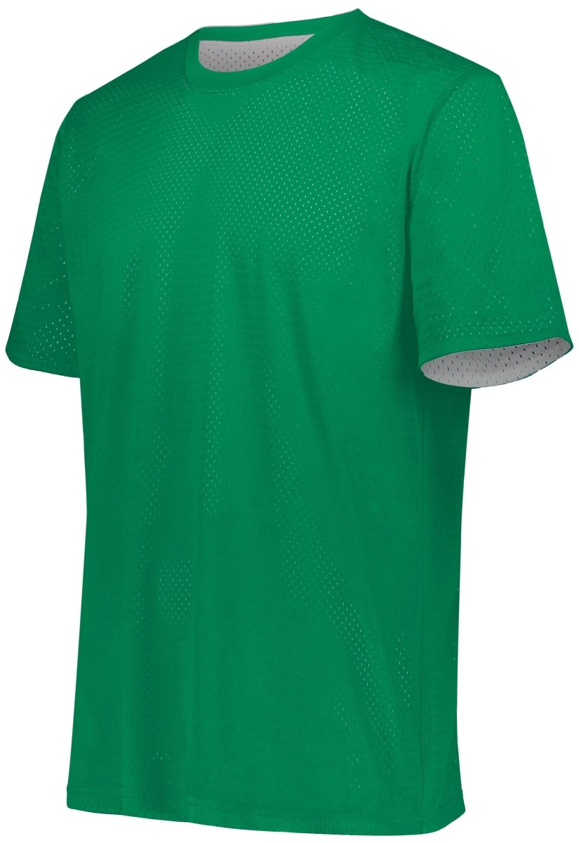 Augusta Sportswear Short Sleeve Mesh Reversible Jersey 1602 KELLY/WHITE S