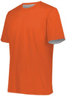 Augusta Sportswear Short Sleeve Mesh Reversible Jersey 1602 ORANGE/WHITE S