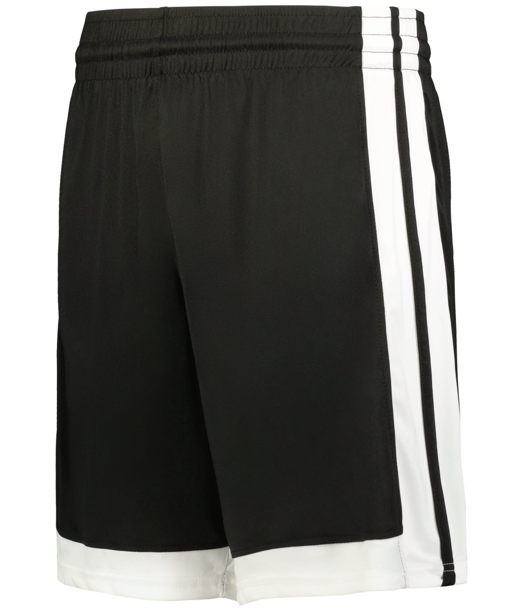 Augusta Sportswear SINGLE - PLY 7" BASKETBALL SHORTS 5387P BLACK/WHITE (BA) S