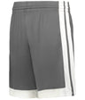 Augusta Sportswear SINGLE - PLY 7" BASKETBALL SHORTS 5387P CHARCOAL SOLID/WHITE (BA) S