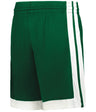 Augusta Sportswear SINGLE - PLY 7" BASKETBALL SHORTS 5387P FOREST/WHITE (BA) S