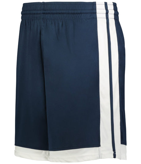 Augusta Sportswear SINGLE - PLY 7" BASKETBALL SHORTS 5387P NAVY/WHITE (BA) S