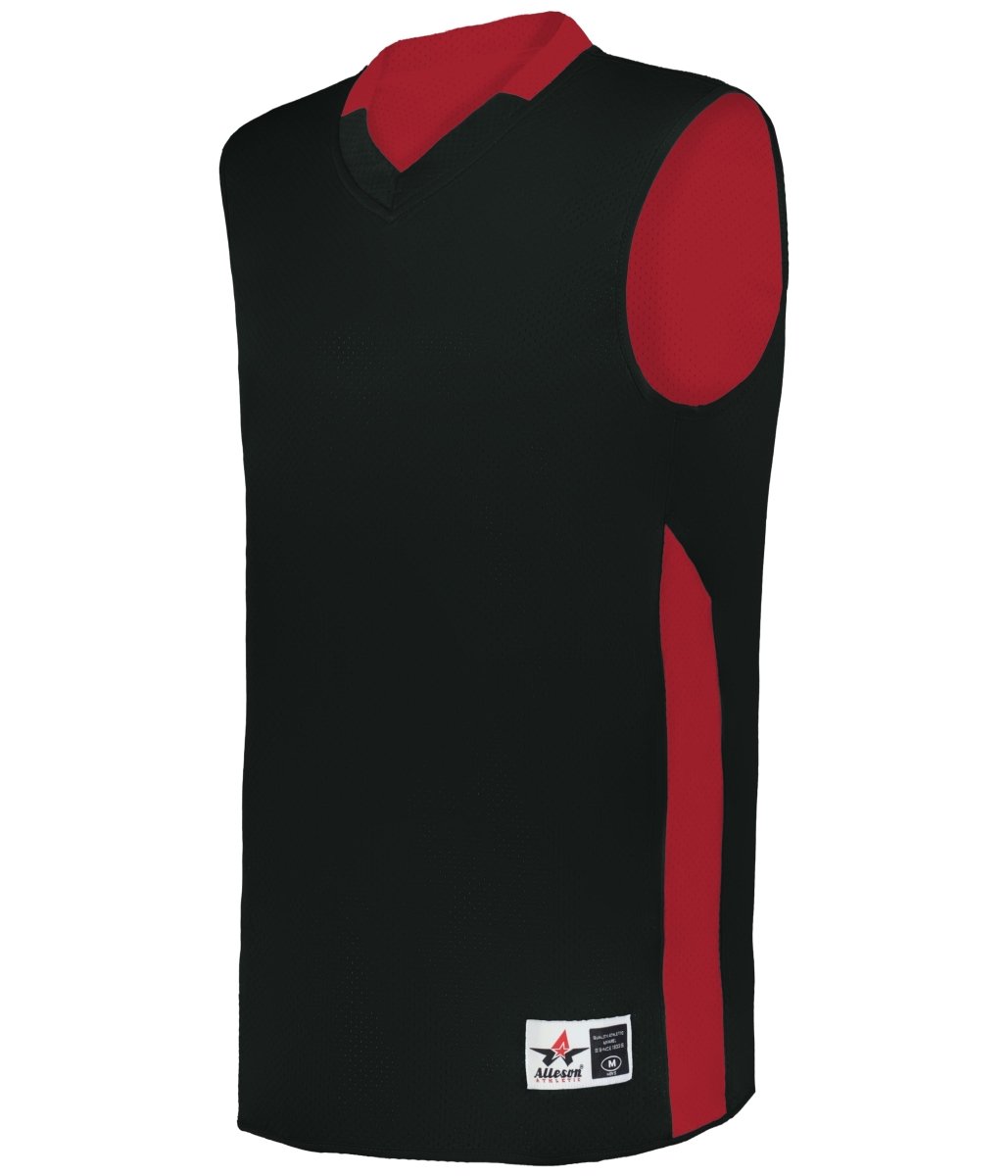 Augusta Sportswear SINGLE - PLY REVERSBILE BASKETBALL JERSEY 589RSP BLACK/RED (BA) S