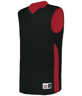 Augusta Sportswear SINGLE - PLY REVERSBILE BASKETBALL JERSEY 589RSP BLACK/RED (BA) S