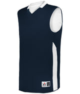 Augusta Sportswear SINGLE - PLY REVERSBILE BASKETBALL JERSEY 589RSP NAVY/WHITE (BA) S