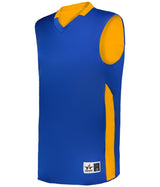 Augusta Sportswear SINGLE - PLY REVERSBILE BASKETBALL JERSEY 589RSP ROYAL/GOLD (BA) S