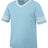 Augusta Sportswear Sleeve Stripe Jersey 360 AQUA/WHITE S