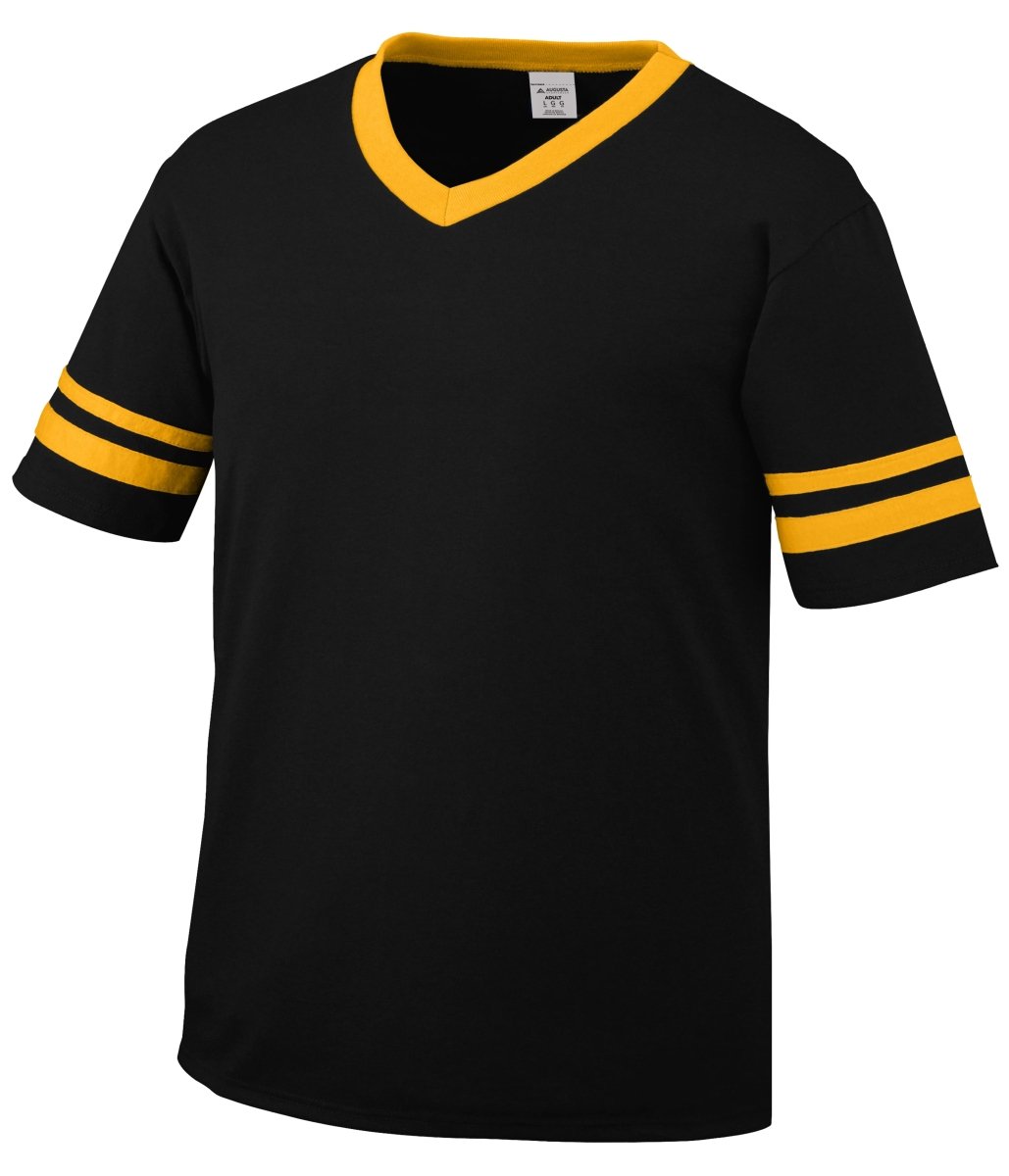 Augusta Sportswear Sleeve Stripe Jersey 360 BLACK/GOLD S