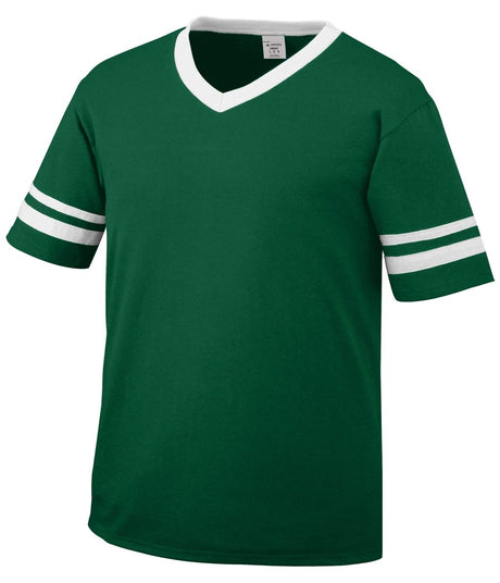 Augusta Sportswear Sleeve Stripe Jersey 360 DARK GREEN/WHITE S