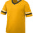 Augusta Sportswear Sleeve Stripe Jersey 360 GOLD/BLACK/WHITE S