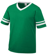 Augusta Sportswear Sleeve Stripe Jersey 360 KELLY/WHITE S