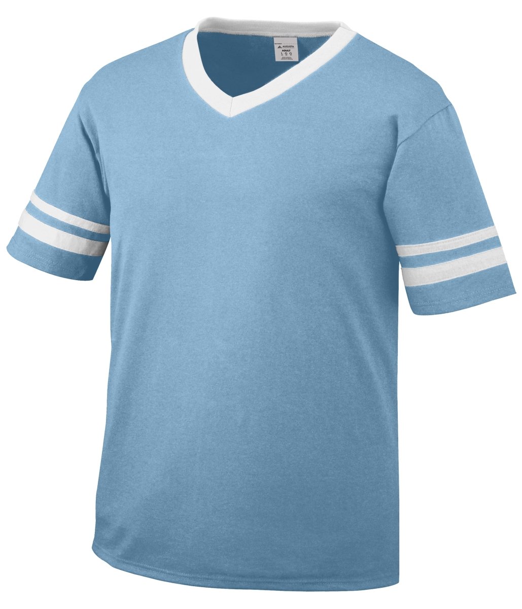 Augusta Sportswear Sleeve Stripe Jersey 360 LIGHT BLUE/WHITE S