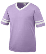 Augusta Sportswear Sleeve Stripe Jersey 360 LIGHT LAVENDER/WHITE S