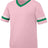Augusta Sportswear Sleeve Stripe Jersey 360 LIGHT PINK/KELLY/WHITE S