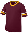 Augusta Sportswear Sleeve Stripe Jersey 360 MAROON/GOLD/WHITE S