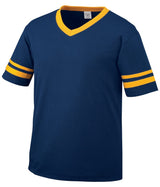 Augusta Sportswear Sleeve Stripe Jersey 360 NAVY/GOLD S