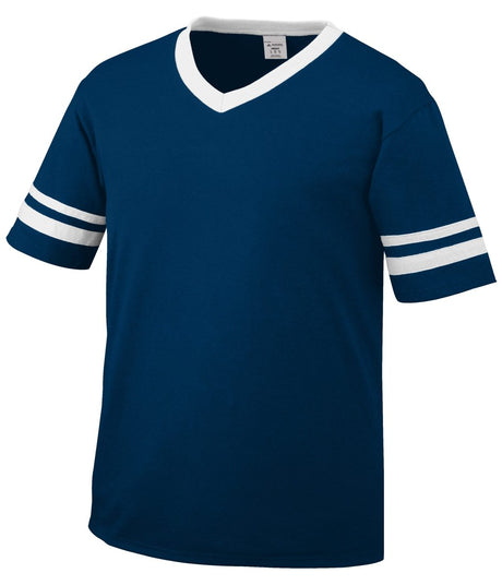 Augusta Sportswear Sleeve Stripe Jersey 360 NAVY/WHITE S