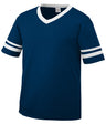 Augusta Sportswear Sleeve Stripe Jersey 360 NAVY/WHITE S