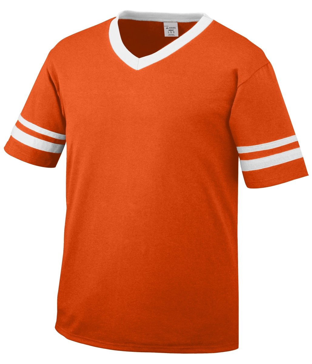 Augusta Sportswear Sleeve Stripe Jersey 360 ORANGE/WHITE S