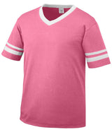 Augusta Sportswear Sleeve Stripe Jersey 360 PINK/WHITE S