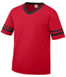 Augusta Sportswear Sleeve Stripe Jersey 360 RED/BLACK S