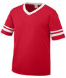 Augusta Sportswear Sleeve Stripe Jersey 360 RED/WHITE S