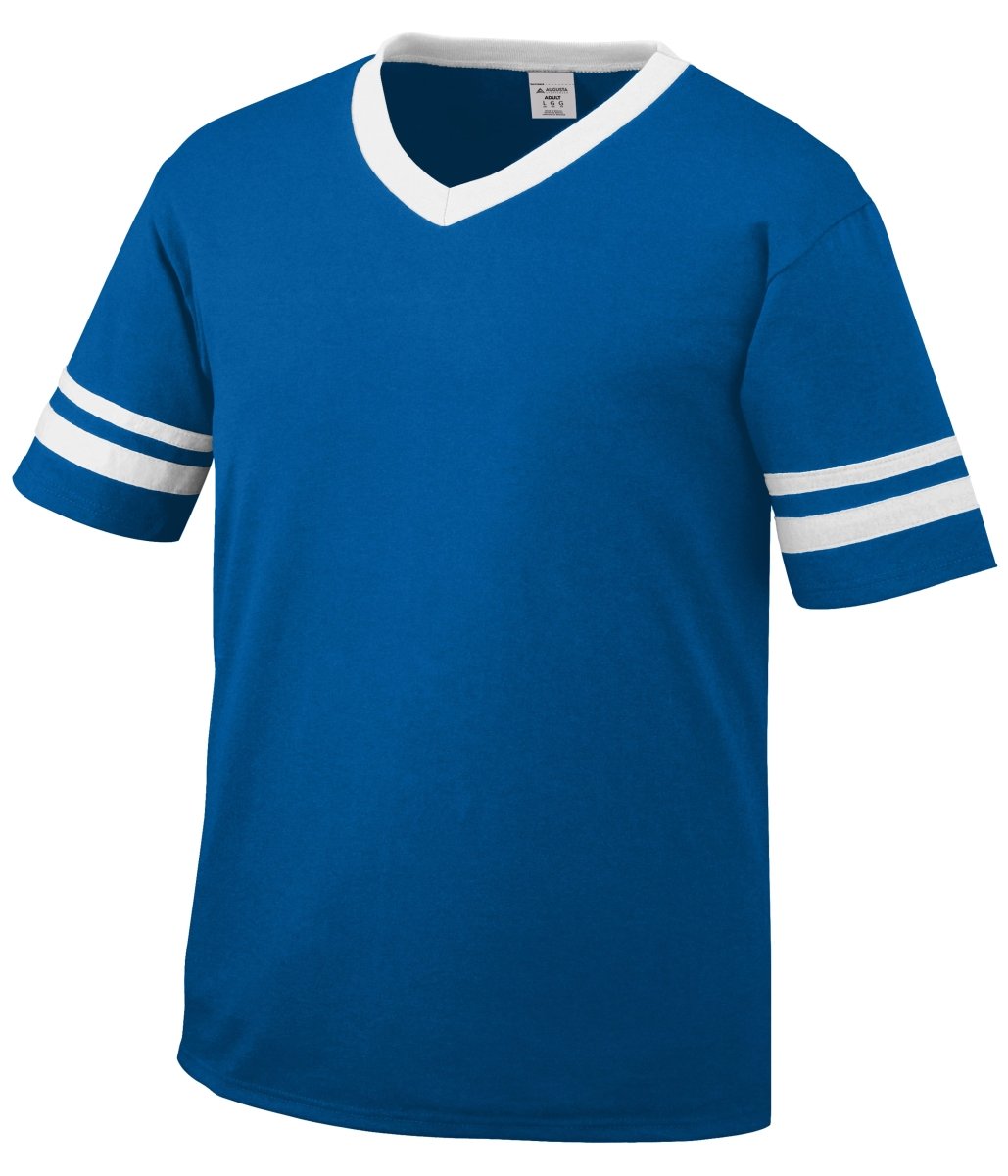 Augusta Sportswear Sleeve Stripe Jersey 360 ROYAL/WHITE S