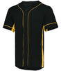 Augusta Sportswear Slugger Jersey 1660 BLACK/GOLD S