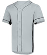 Augusta Sportswear Slugger Jersey 1660 SILVER/BLACK S