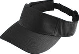 Augusta Sportswear Sport Twill Visor 6225 BLACK OS