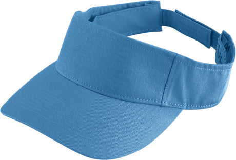 Augusta Sportswear Sport Twill Visor 6225 COLUMBIA BLUE OS