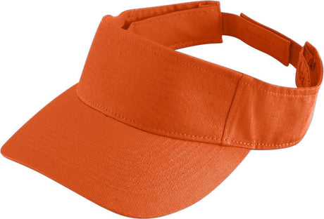 Augusta Sportswear Sport Twill Visor 6225 ORANGE OS