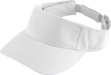Augusta Sportswear Sport Twill Visor 6225 WHITE OS