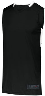 Augusta Sportswear Step - Back Basketball Jersey 1730 BLACK/WHITE S