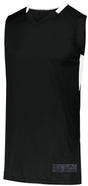 Augusta Sportswear Step - Back Basketball Jersey 1730 BLACK/WHITE S