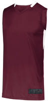 Augusta Sportswear Step - Back Basketball Jersey 1730 MAROON/WHITE S