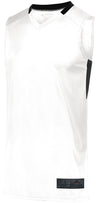 Augusta Sportswear Step - Back Basketball Jersey 1730 WHITE/BLACK S