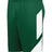 Augusta Sportswear Step - Back Modern Fit Basketball Shorts 1736 DARK GREEN/WHITE S