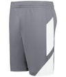 Augusta Sportswear Step - Back Modern Fit Basketball Shorts 1736 GRAPHITE/WHITE S
