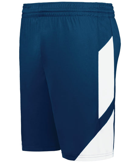 Augusta Sportswear Step - Back Modern Fit Basketball Shorts 1736 NAVY/WHITE S
