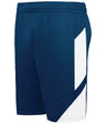 Augusta Sportswear Step - Back Modern Fit Basketball Shorts 1736 NAVY/WHITE S