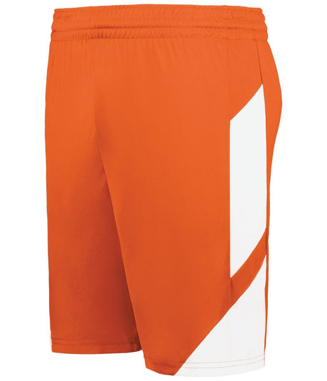 Augusta Sportswear Step - Back Modern Fit Basketball Shorts 1736 ORANGE/WHITE S