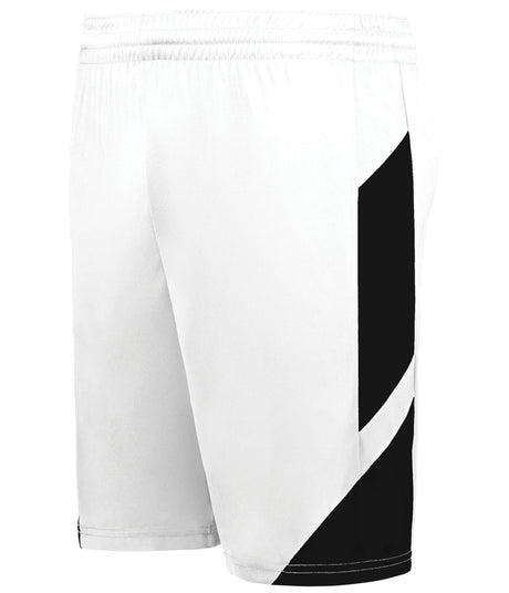 Augusta Sportswear Step - Back Modern Fit Basketball Shorts 1736 WHITE/BLACK S