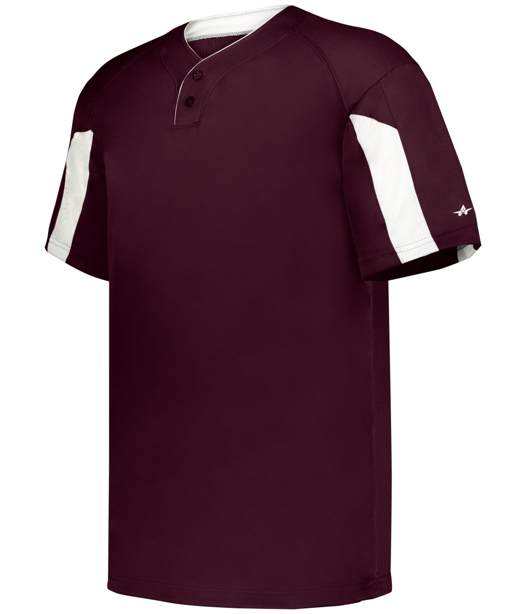 Augusta Sportswear STRIKER BASEBALL JERSEY - Augusta Sportswear 797600 MAROON/WHITE (BA) S