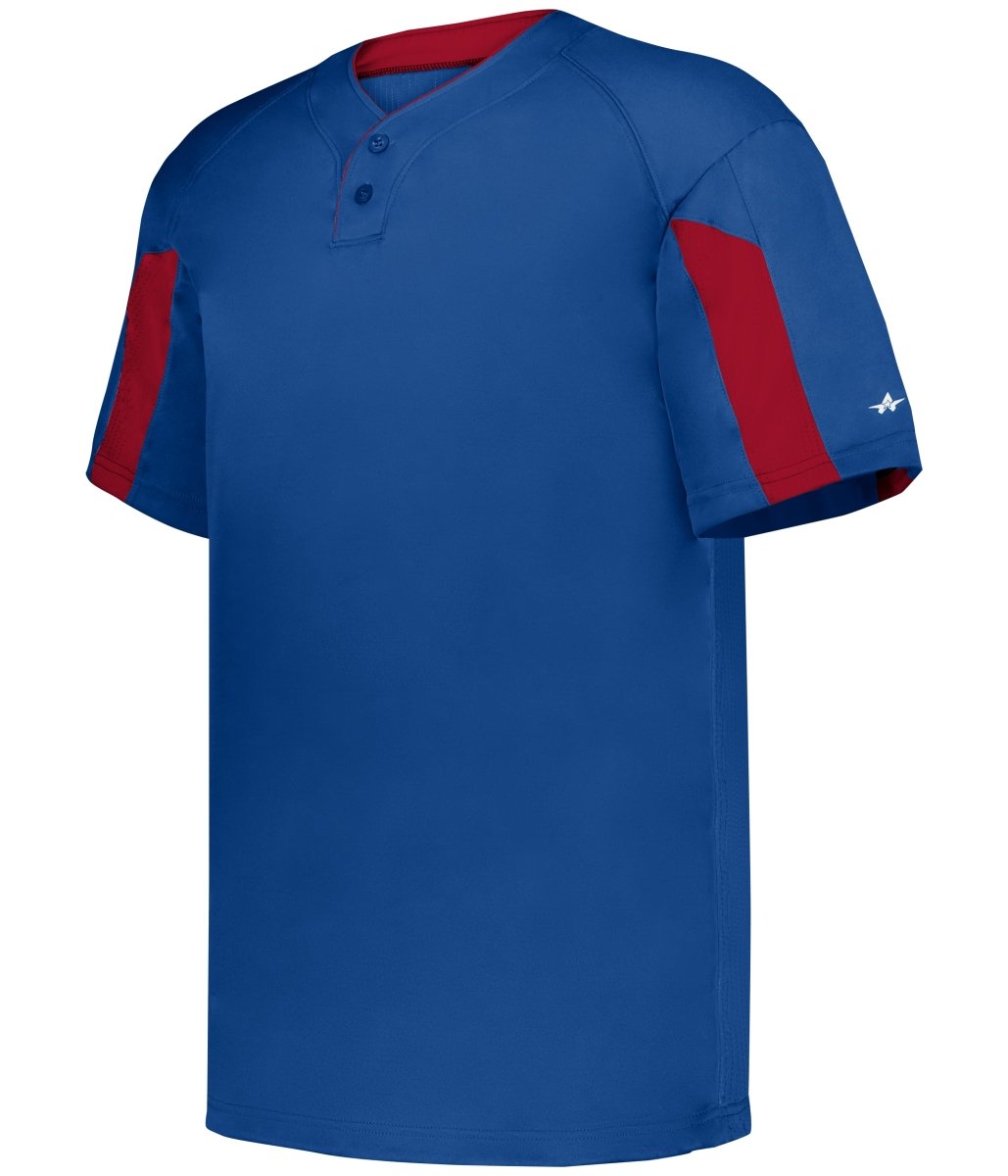 Augusta Sportswear STRIKER BASEBALL JERSEY - Augusta Sportswear 797600 ROYAL/RED (BA) S