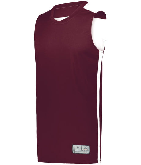 Augusta Sportswear Swish Reversible Basketball Jersey 6927 MAROON/WHITE S